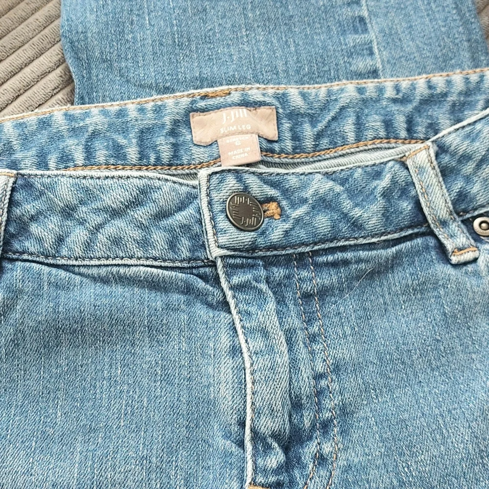 🌷3/$20🌷J.Jill Vintage Y2K Slim Straight Jeans - Picture 3 of 5